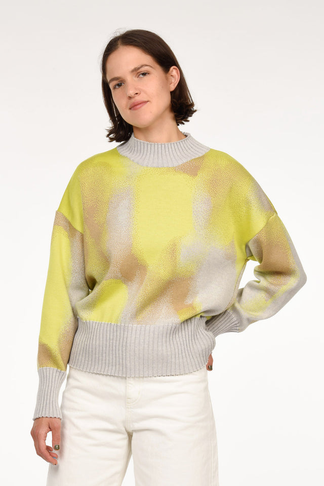 Wanda-Pullover – Gradient Yellow