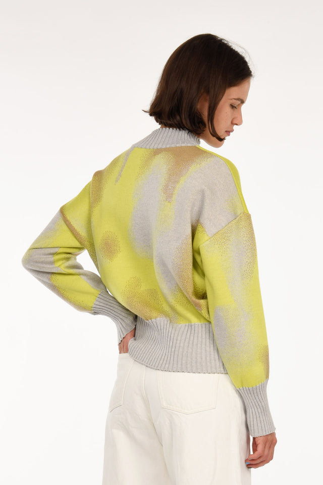 Wanda-Pullover – Gradient Yellow