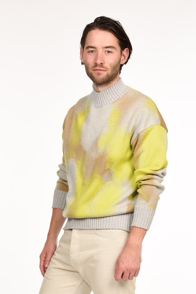 Johann Pullover - Farbverlauf Gelb