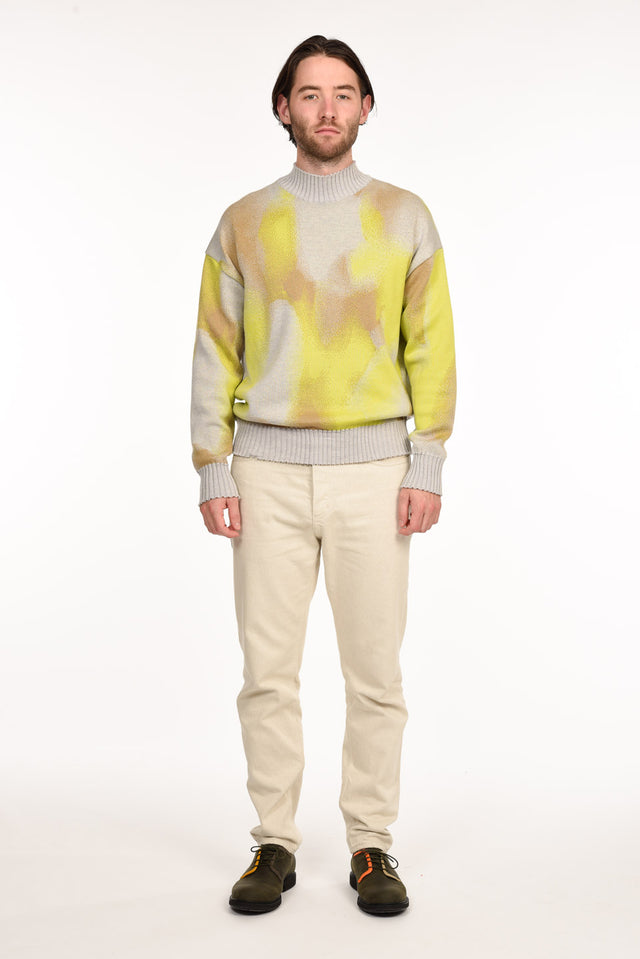 Johann Pullover - Farbverlauf Gelb