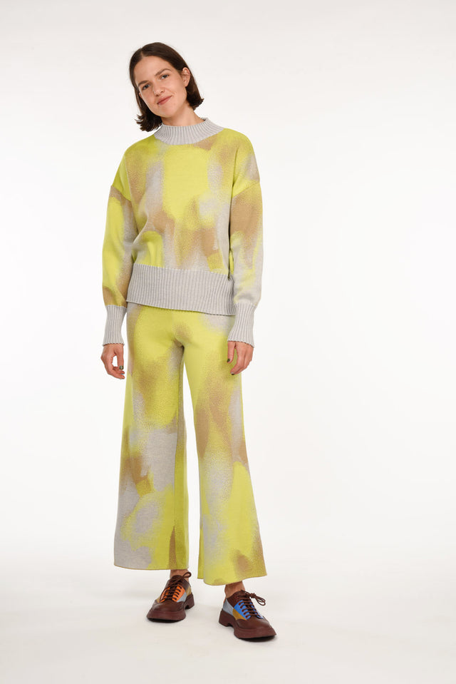 Wanda-Pullover – Gradient Yellow