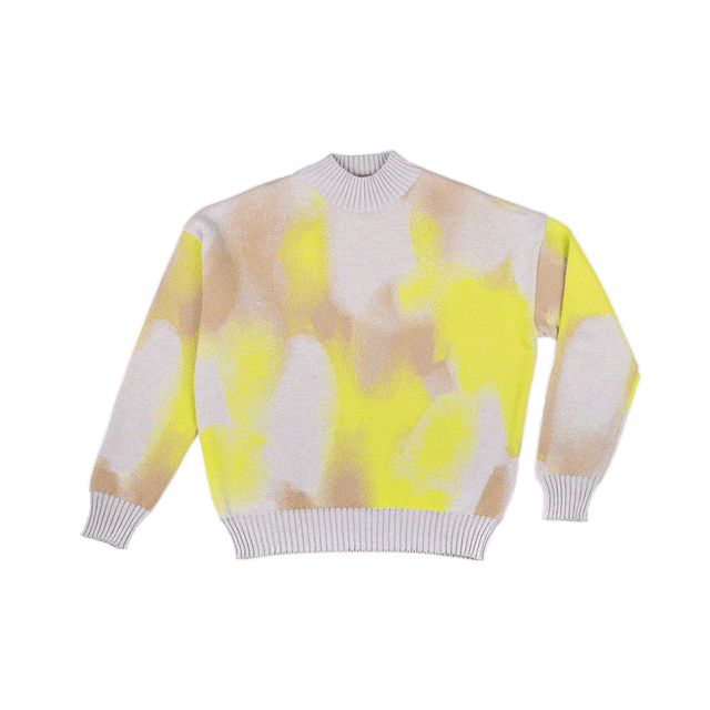 Johann Pullover - Farbverlauf Gelb