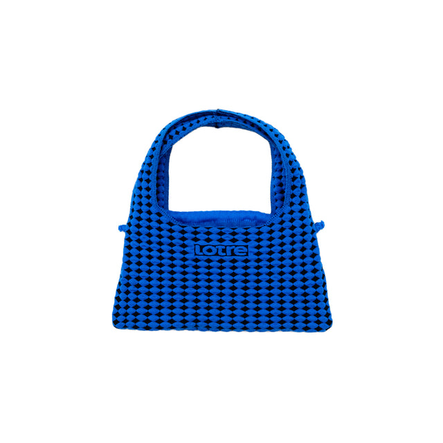 Alma Bag Small - black & blue / checks