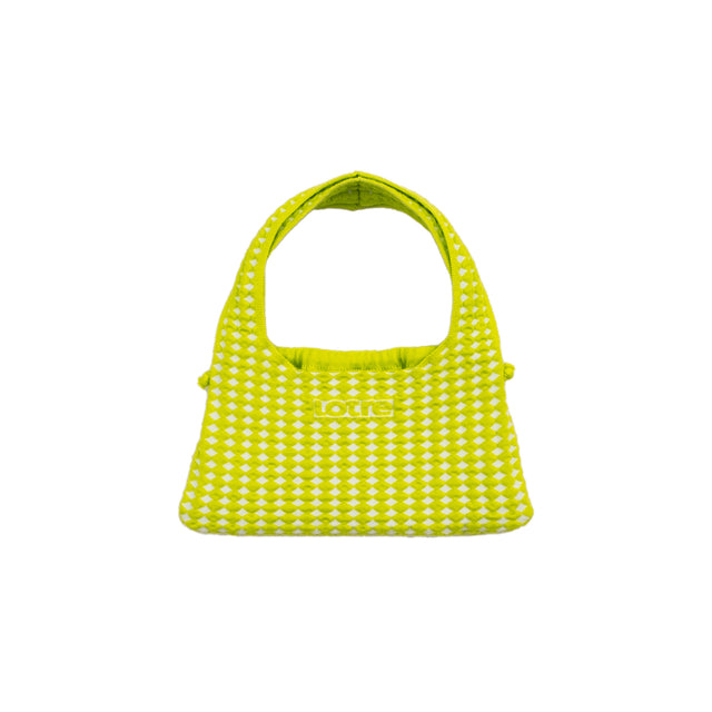 Alma Bag Small - white & yellow / checks