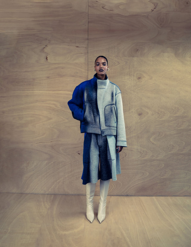 3D-Strick Jacke