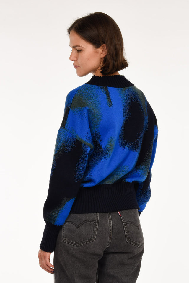 Wanda-Pullover – Gradient Blue