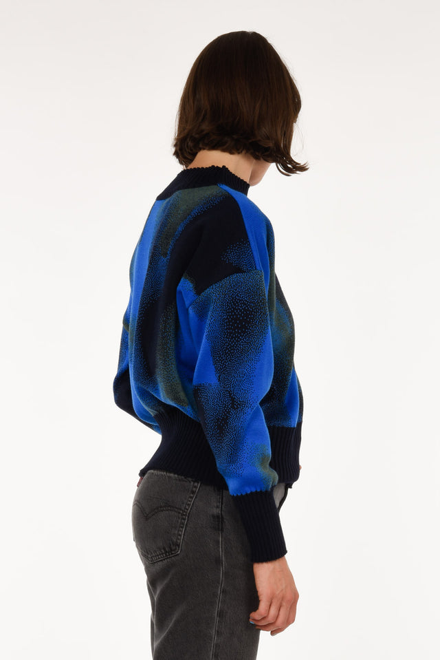 Wanda-Pullover – Gradient Blue