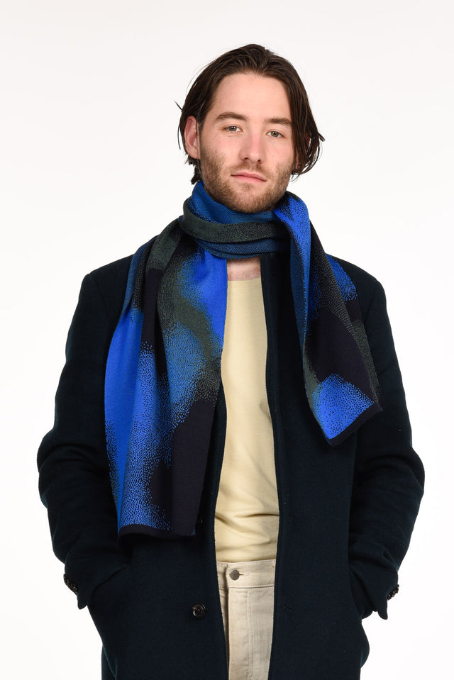 Luka Schal – Gradient Blue