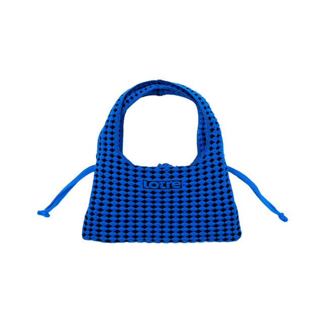 Alma Bag Small - black & blue / checks