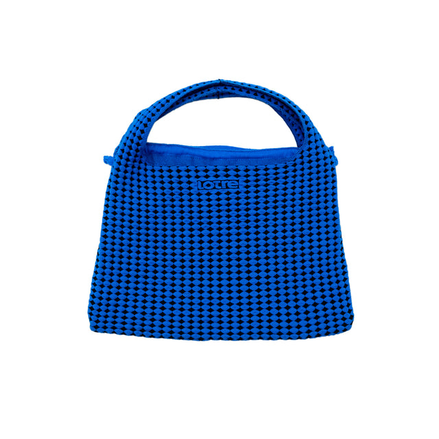 Alma Tasche Groß - Schwarz & Blau / Karo