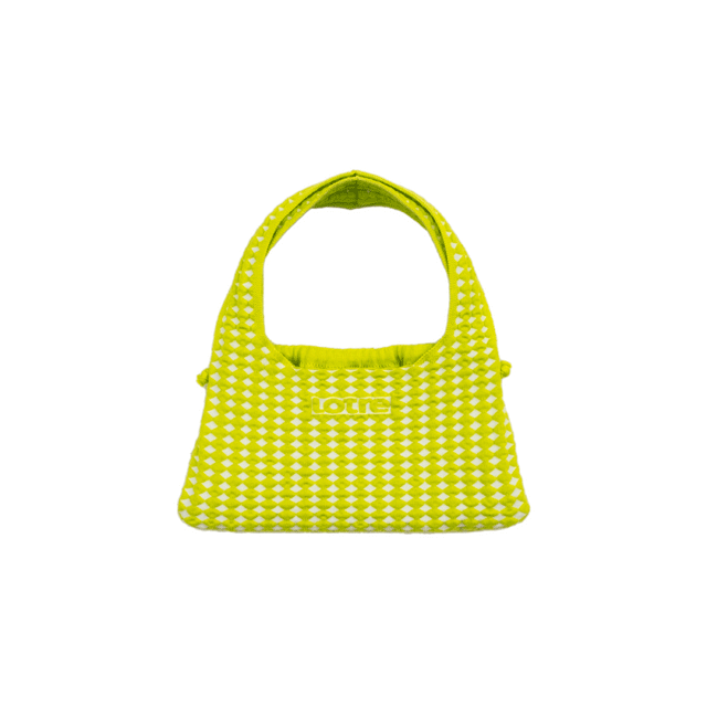Alma Bag Small - white & yellow / checks