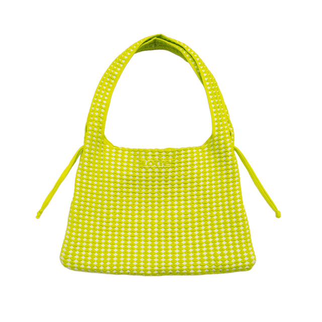 Alma Bag Large - white & yellow