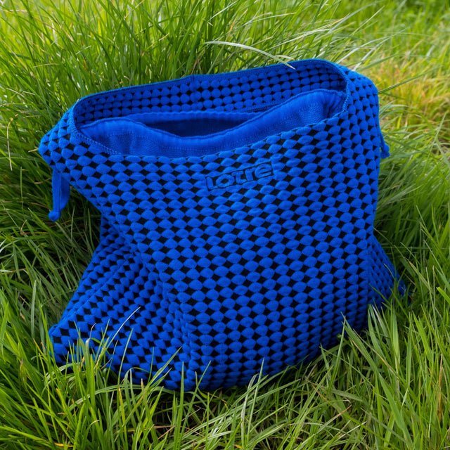 Alma Tasche Groß - Schwarz & Blau / Karo