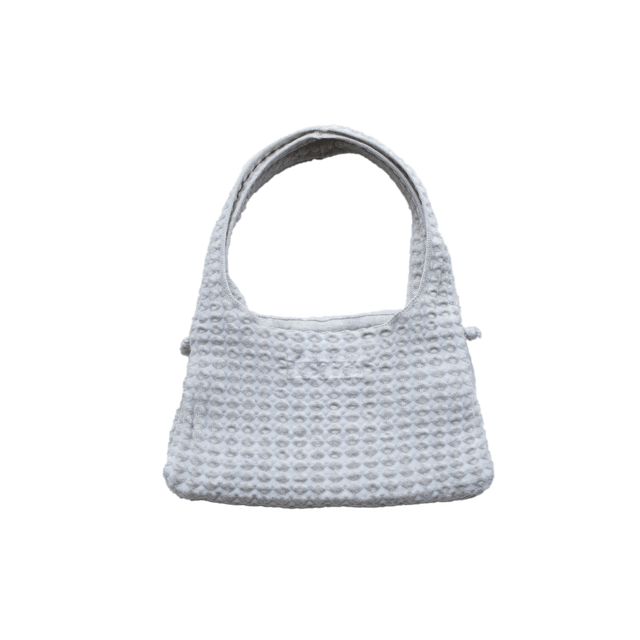 Alma Bag Small -  off white / checks