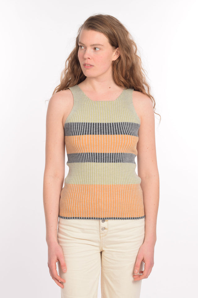 Maia Rib Top - Grey