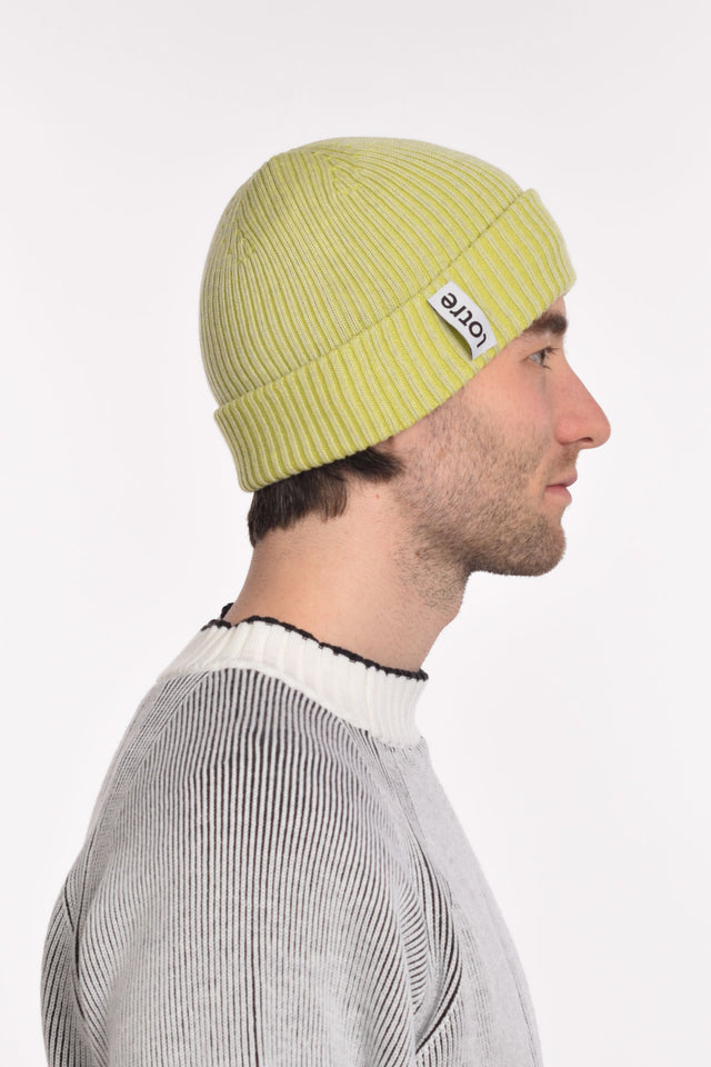 Fritzi Beanie - Light Grey & Yellow Plated