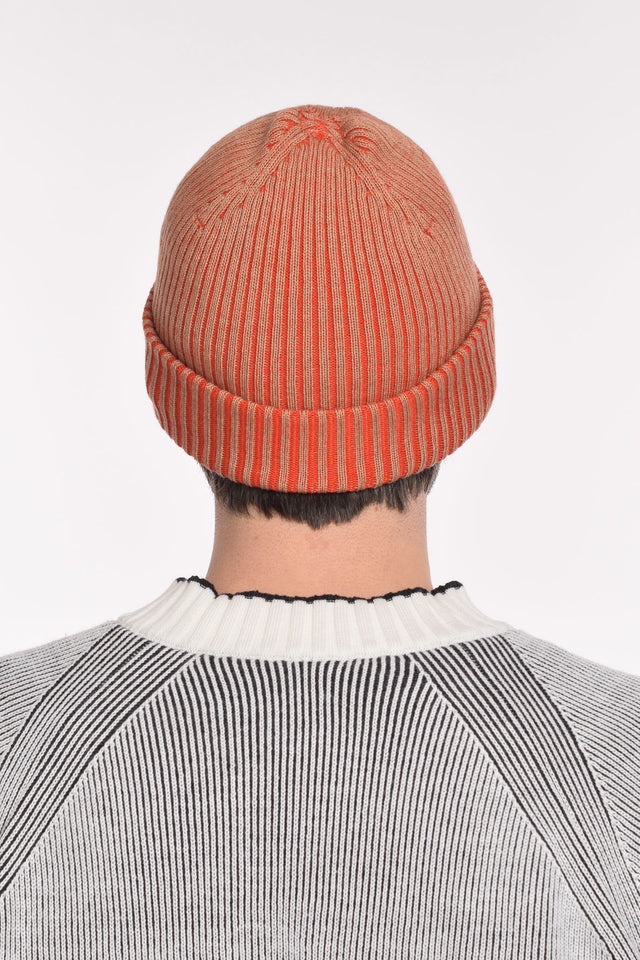 Fritzi Beanie - Beige & Red Plated